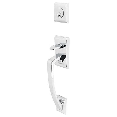 Ares Brass Tubular Entry Door Hardware Set