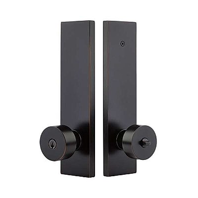 Memphis Knob by Knob Brass Mortise Entry Door Hardware Set