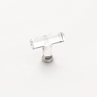 Crystal T Cabinet Knob - Multiple Finishes Available