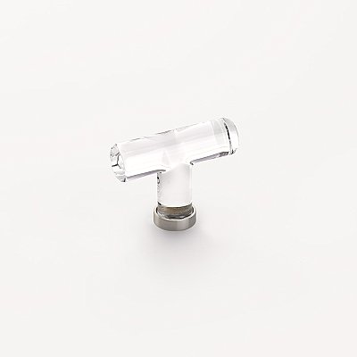 Crystal T Cabinet Knob - Multiple Finishes Available