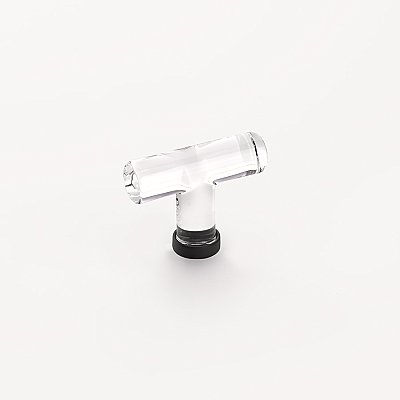 Crystal T Cabinet Knob - Multiple Finishes Available