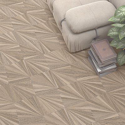 Komi Murlen Miel 7-7/8" x 7-7/8" Porcelain Floor & Wall Tile - 25 Tiles Per Case - 11.25 Sq. Ft.
