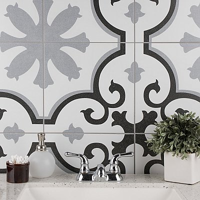 Viena II 13" x 13" Ceramic Floor & Wall Tile - 13 Tiles Per Case - 15.6 Sq. Ft.
