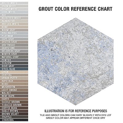 Emotion Hex Grey 9-7/8" x 11-1/4" Porcelain Floor & Wall Tile - 17 Tiles Per Case - 10.03 Sq. Ft.