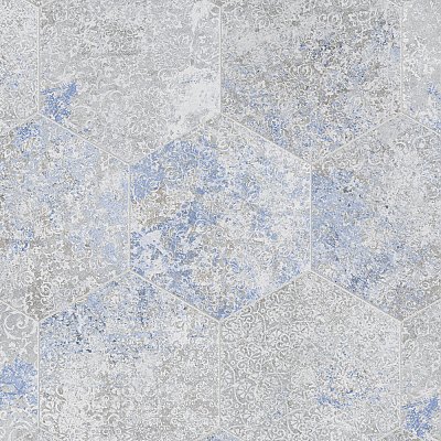 Emotion Hex Grey 9-7/8" x 11-1/4" Porcelain Floor & Wall Tile - 17 Tiles Per Case - 10.03 Sq. Ft.