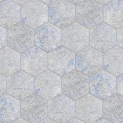 Emotion Hex Grey 9-7/8" x 11-1/4" Porcelain Floor & Wall Tile - 17 Tiles Per Case - 10.03 Sq. Ft.