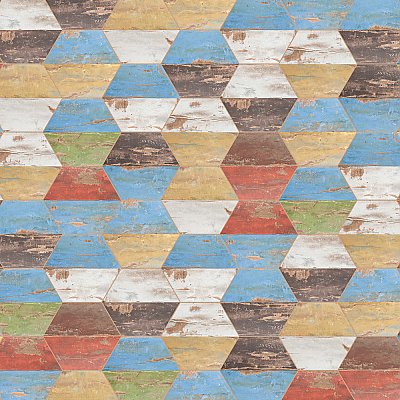 Karacter Hex Vintage 9-7/8" x 11-1/4" Porcelain Floor & Wall Tile - 17 Tiles Per Case - 10.03 Sq. Ft.