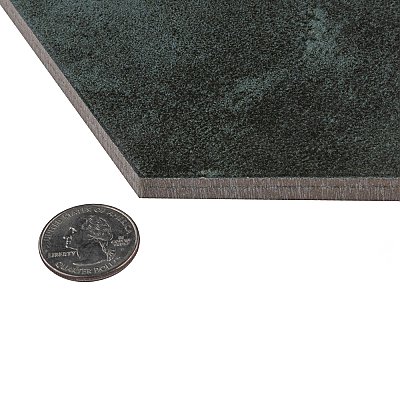 Industrial Hex Green 8-1/2" x 9-7/8" Porcelain Floor & Wall Tile - 9 Tiles Per Case - 4.05 Sq. Ft.