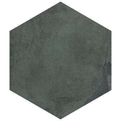 Industrial Hex Green 8-1/2" x 9-7/8" Porcelain Floor & Wall Tile - 9 Tiles Per Case - 4.05 Sq. Ft.