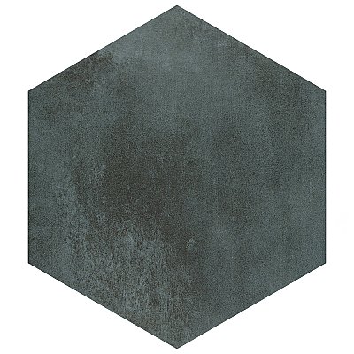 Industrial Hex Green 8-1/2" x 9-7/8" Porcelain Floor & Wall Tile - 9 Tiles Per Case - 4.05 Sq. Ft.
