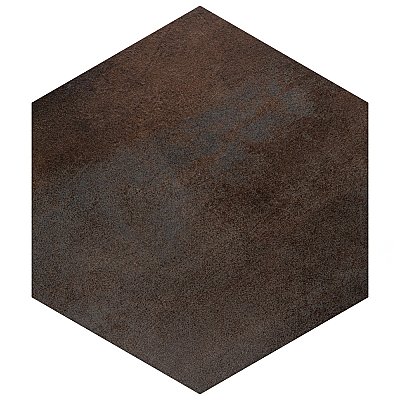Industrial Hex Multi Mix 8-1/2" x 9-7/8" Porcelain Floor & Wall Tile - 9 Tiles Per Case - 4.05 Sq. Ft.