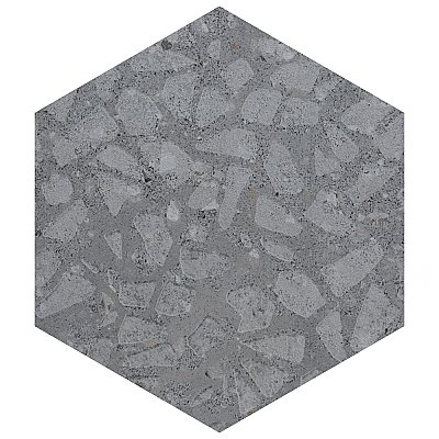 Recycle Hex Venice 8-1/2" x 9-7/8" Porcelain Floor & Wall Tile - 9 Tiles Per Case - 4.05 Sq. Ft.