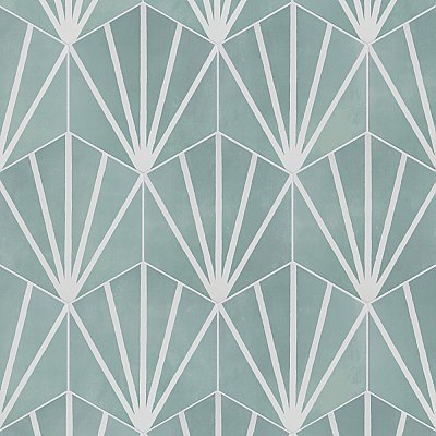 Horizon Dusk Hex Aguamarina 7-3/4" x 9" Porcelain Floor & Wall Tile - Per Case of 24 - 8.88 Sq. Ft