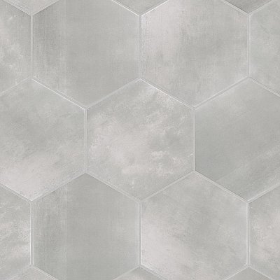 Horizon Hex Gris 7-3/4" x 9" Porcelain Floor & Wall Tile - Per Case of 24 - 8.88 Sq. Ft