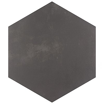 Horizon Hex Nero 7-3/4" x 9" Porcelain Floor & Wall Tile - Per Case of 24 - 8.88 Sq. Ft