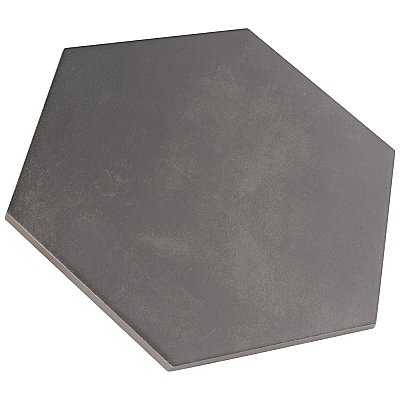 Horizon Hex Nero 7-3/4" x 9" Porcelain Floor & Wall Tile - Per Case of 24 - 8.88 Sq. Ft