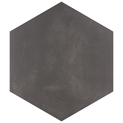 Horizon Hex Nero 7-3/4" x 9" Porcelain Floor & Wall Tile - Per Case of 24 - 8.88 Sq. Ft