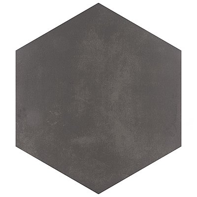 Horizon Hex Nero 7-3/4" x 9" Porcelain Floor & Wall Tile - Per Case of 24 - 8.88 Sq. Ft