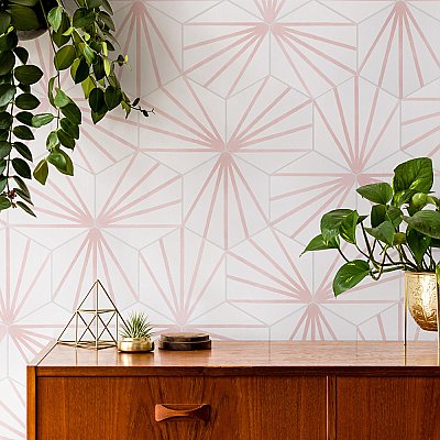 Horizon Dawn Hex Rosa 7-3/4" x 9" Porcelain Floor & Wall Tile - Per Case of 24 - 8.88 Sq. Ft