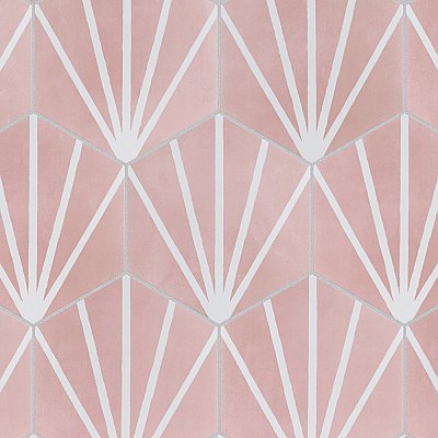 Horizon Dusk Hex Rosa 7-3/4" x 9" Porcelain Floor & Wall Tile - Per Case of 24 - 8.88 Sq. Ft