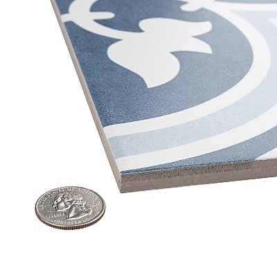 Arte Arctic 9-3/4" x 9-3/4" Porcelain Tile - Per Case of 16 Tile - 10.84 Sq. Ft. Per Case