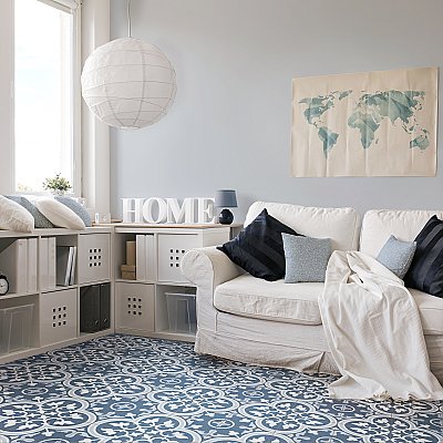 Arte Arctic 9-3/4" x 9-3/4" Porcelain Tile - Per Case of 16 Tile - 10.84 Sq. Ft. Per Case