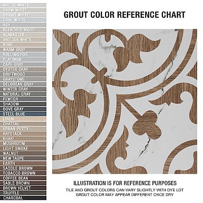 Arte Loire Noce 9-3/4" x 9-3/4" Porcelain Tile - Per Case of 16 Tile - 10.88 Sq. Ft. Per Case