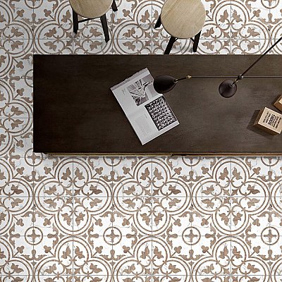 Arte Loire Noce 9-3/4" x 9-3/4" Porcelain Tile - Per Case of 16 Tile - 10.88 Sq. Ft. Per Case