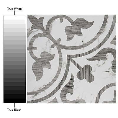 Arte Loire Silver 9-3/4" x 9-3/4" Porcelain Tile - Per Case of 16 Tile - 10.88 Sq. Ft. Per Case