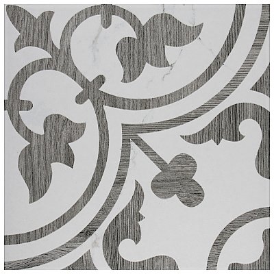 Arte Loire Silver 9-3/4" x 9-3/4" Porcelain Tile - Per Case of 16 Tile - 10.88 Sq. Ft. Per Case