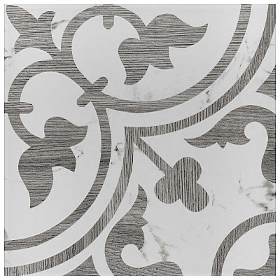 Arte Loire Silver 9-3/4" x 9-3/4" Porcelain Tile - Per Case of 16 Tile - 10.88 Sq. Ft. Per Case