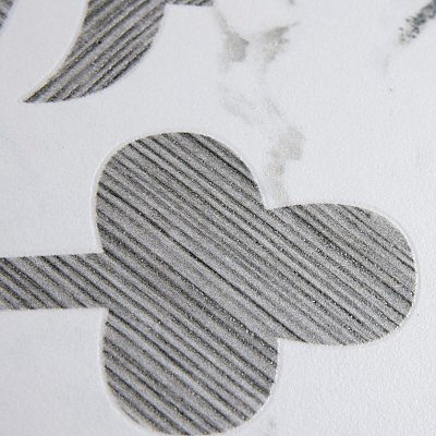 Arte Loire Silver 9-3/4" x 9-3/4" Porcelain Tile - Per Case of 16 Tile - 10.88 Sq. Ft. Per Case