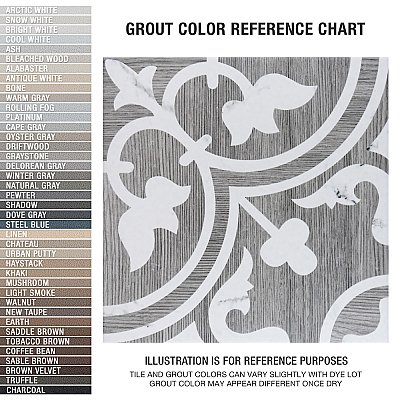 Llama Arte Loire Verso Silver Smoke 9-3/4" x 9-3/4" Porcelain Floor & Wall Tile - Per Case of 16 - 10.88 Sq. Ft.