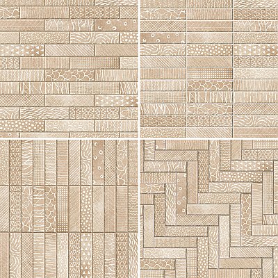 Aspdin Brick Essence Cotto 2-3/8" x 9-3/4" Porcelain Floor and Wall Tile - 34 Tiles Per Case - 5.78 Square Feet
