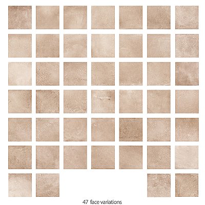 Aspdin Cotto 9-3/4" x 9-3/4" Porcelain Floor and Wall Tile - 16 Tiles Per Case - 10.88 Square Feet