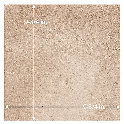Aspdin Cotto 9-3/4" x 9-3/4" Porcelain Floor and Wall Tile - 16 Tiles Per Case - 10.88 Square Feet