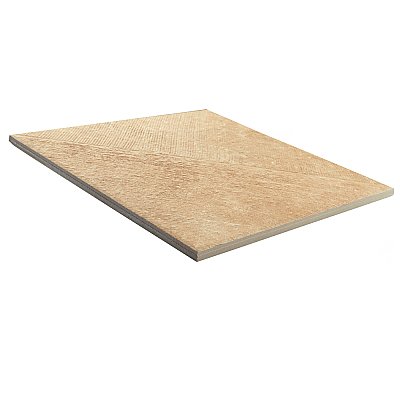 Aspdin Rigato Cotto 9-3/4" x 9-3/4" Porcelain Floor and Wall Tile - 16 Tiles Per Case - 10.88 Square Feet