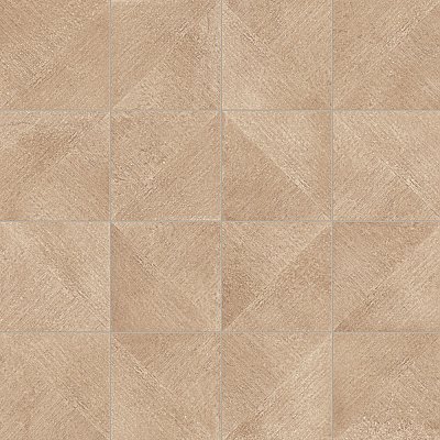 Aspdin Rigato Cotto 9-3/4" x 9-3/4" Porcelain Floor and Wall Tile - 16 Tiles Per Case - 10.88 Square Feet