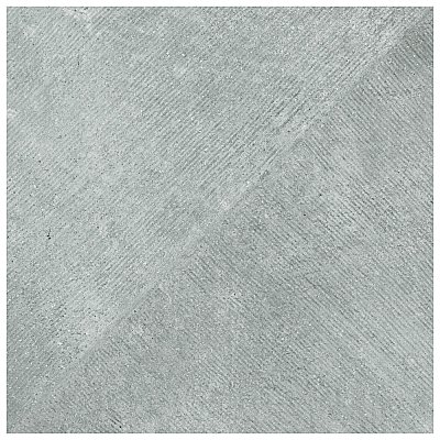 Aspdin Rigato Grey 9-3/4" x 9-3/4" Porcelain Floor and Wall Tile - 16 Tiles Per Case - 10.88 Square Feet