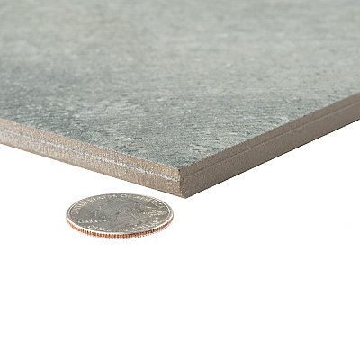 Aspdin Rigato Grey 9-3/4" x 9-3/4" Porcelain Floor and Wall Tile - 16 Tiles Per Case - 10.88 Square Feet