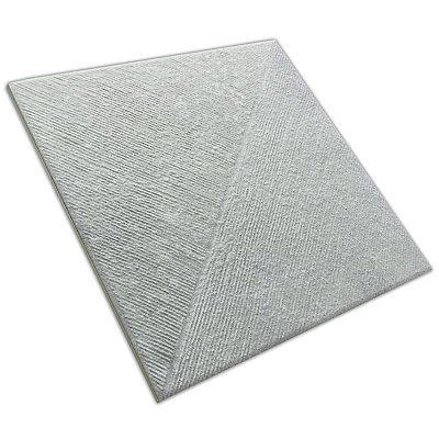 Aspdin Rigato Grey 9-3/4" x 9-3/4" Porcelain Floor and Wall Tile - 16 Tiles Per Case - 10.88 Square Feet
