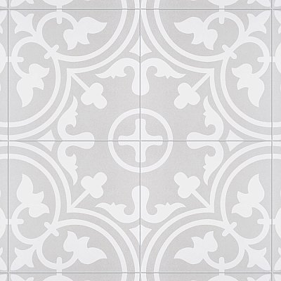 Arte Soft Grey 9-3/4" x 9-3/4" Porcelain Floor & Wall Tile - 16 Tiles Per Case - 10.88 Sq. Ft.