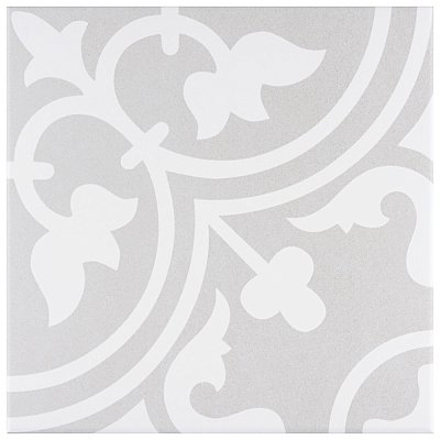 Arte Soft Grey 9-3/4" x 9-3/4" Porcelain Floor & Wall Tile - 16 Tiles Per Case - 10.88 Sq. Ft.