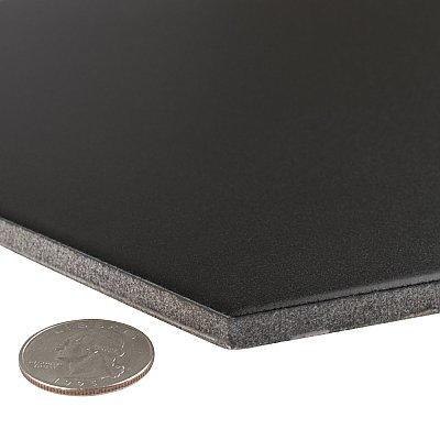 Textile Basic Hex Black 8-5/8" x 9-7/8" Porcelain Tile - Sold Per Case of 25 - 11.56 Square Feet