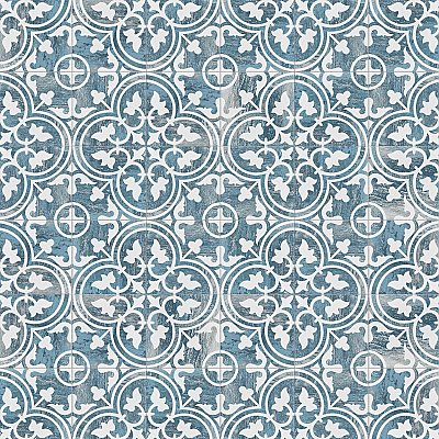 Cassis Arte Blue Day 9-3/4" x 9-3/4" Porcelain Tile - Per Case of 16 Tile - 10.88 Sq. Ft. Per Case