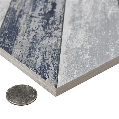 Cassis Sete Blue 9-3/4" x 9-3/4" Porcelain Tile - Per Case of 16 - 11.11 Square Feet