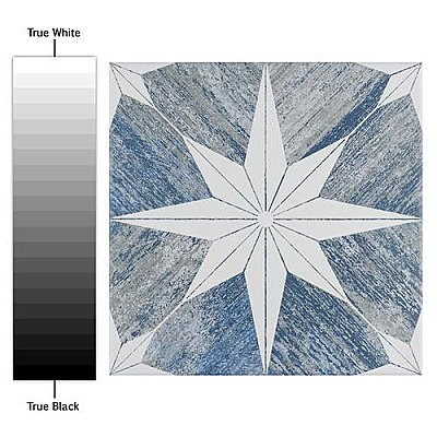 Cassis Stella Blue Day 9-3/4" x 9-3/4" Porcelain Tile - Per Case of 16 - 11.11 Square Feet