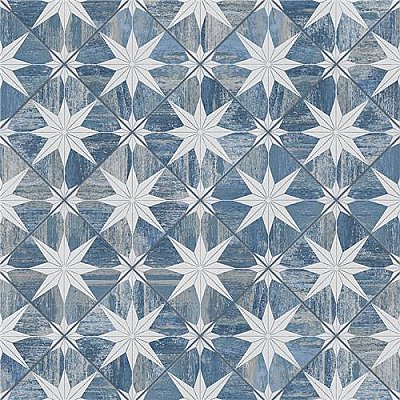 Cassis Stella Blue Day 9-3/4" x 9-3/4" Porcelain Tile - Per Case of 16 - 11.11 Square Feet
