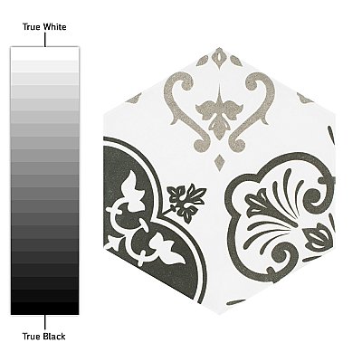 Fantasy Hex Mix 8-5/8" x 9-7/8" Porcelain Tile - Sold Per Case of 25 - 11.56 Square Feet