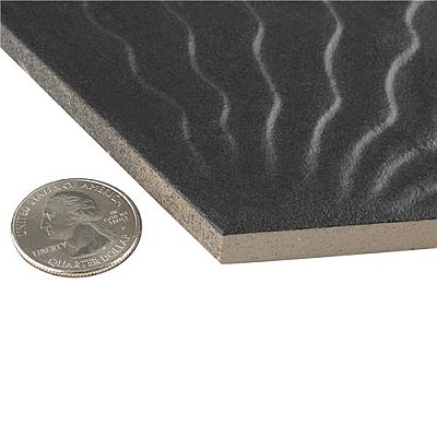 Gaudi Black Hex Ducados 8-5/8" x 9-7/8" Porcelain Tile - Per Case of 25 Tile - 11.41 Sq. Ft. Per Case